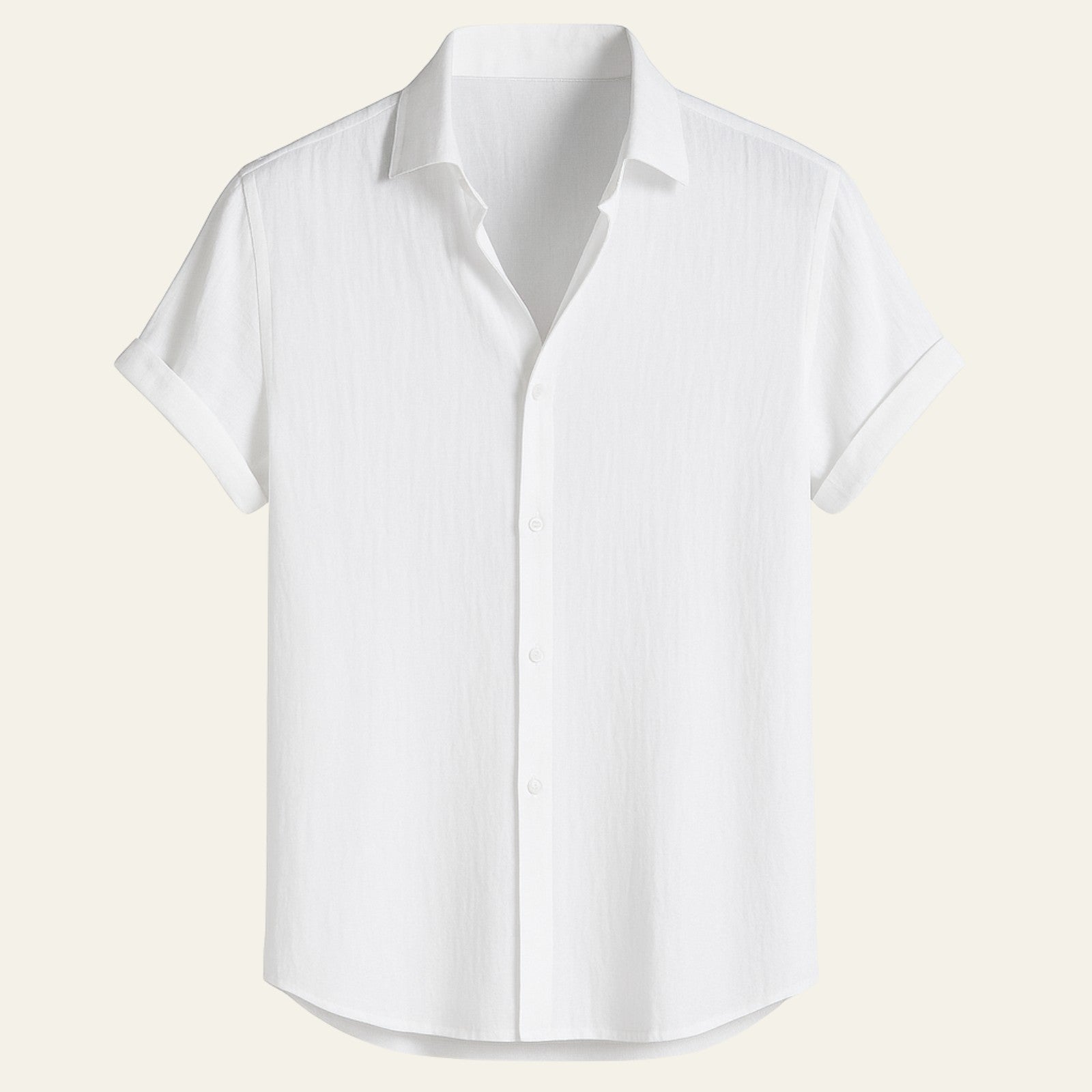 Men’s Lightweight Shirt | Polyester-Linen Fabric
