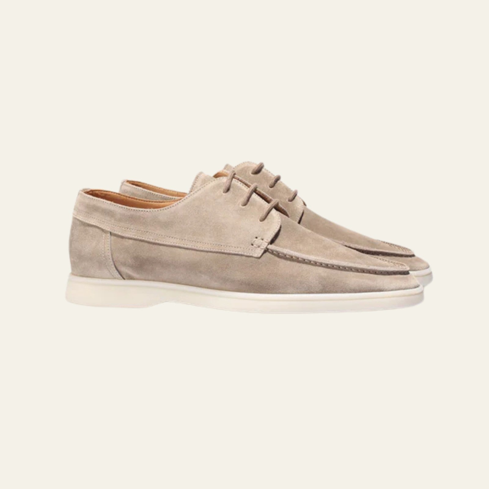 The Rive Droite Boat Loafers Light Grey