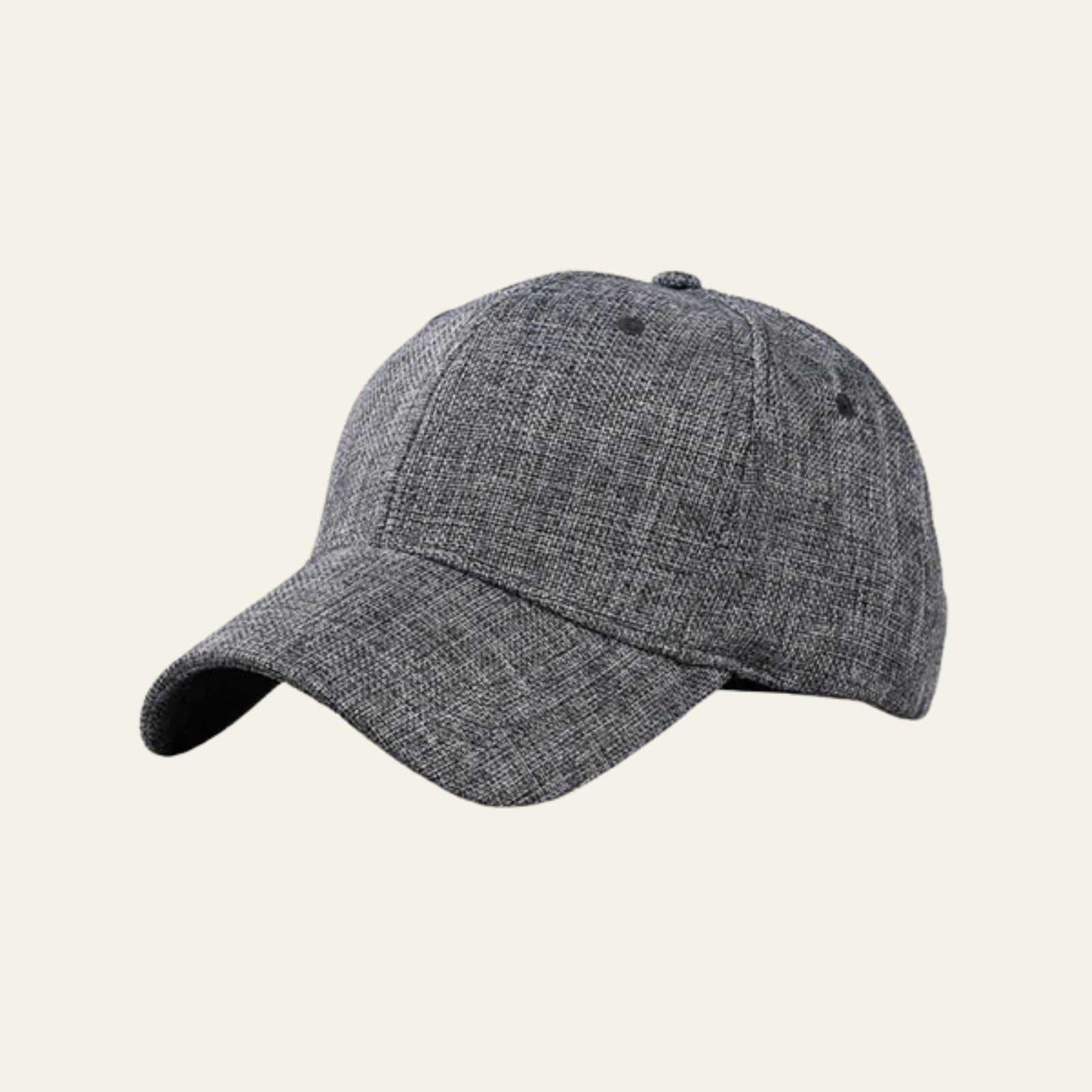 Men’s Linen Blend Baseball Cap | Lightweight Casual Fit Hat