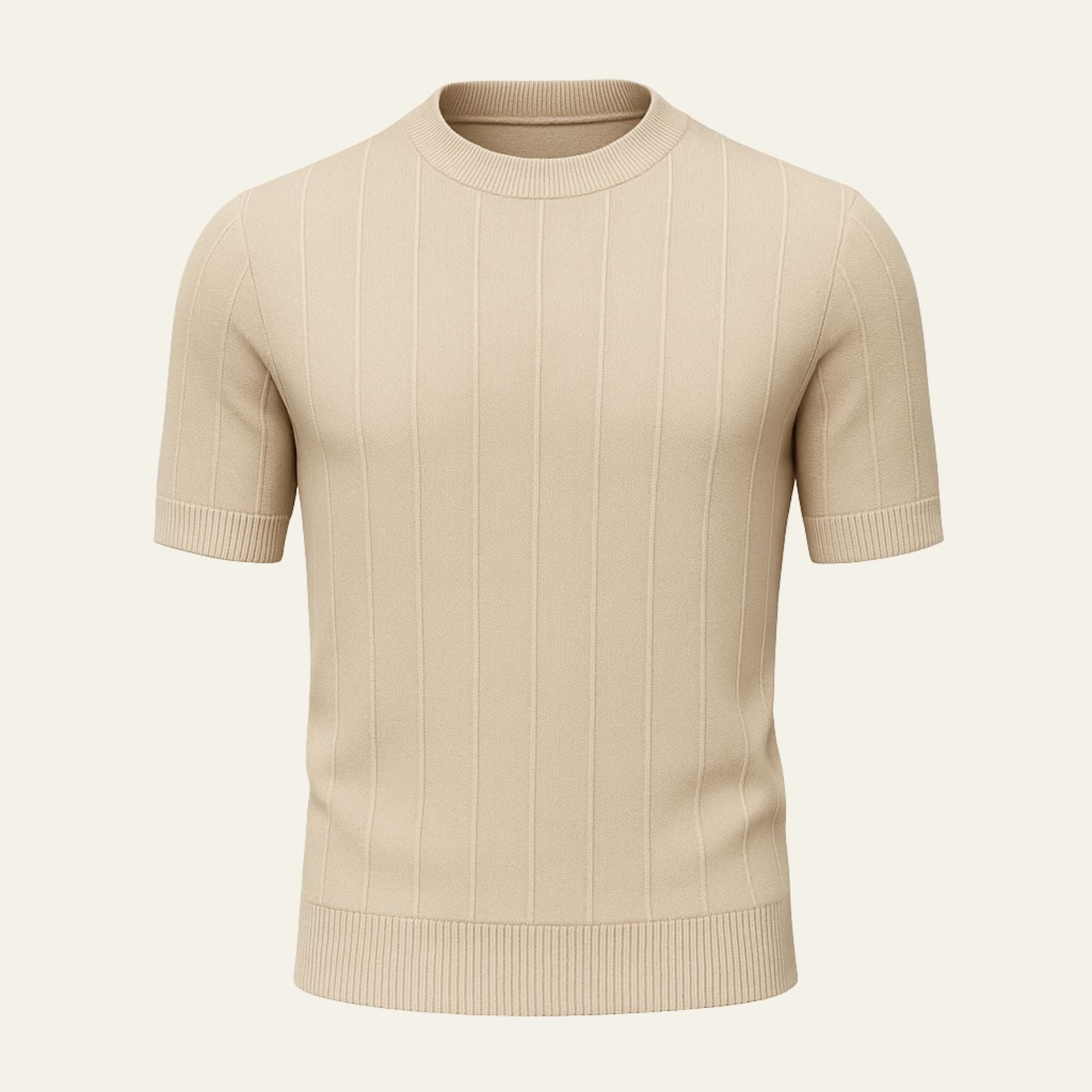 The Cannes Ribbed Knit T-Shirt