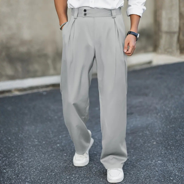 Men’s Pleated Trousers | Relaxed Fit Tailored Pants