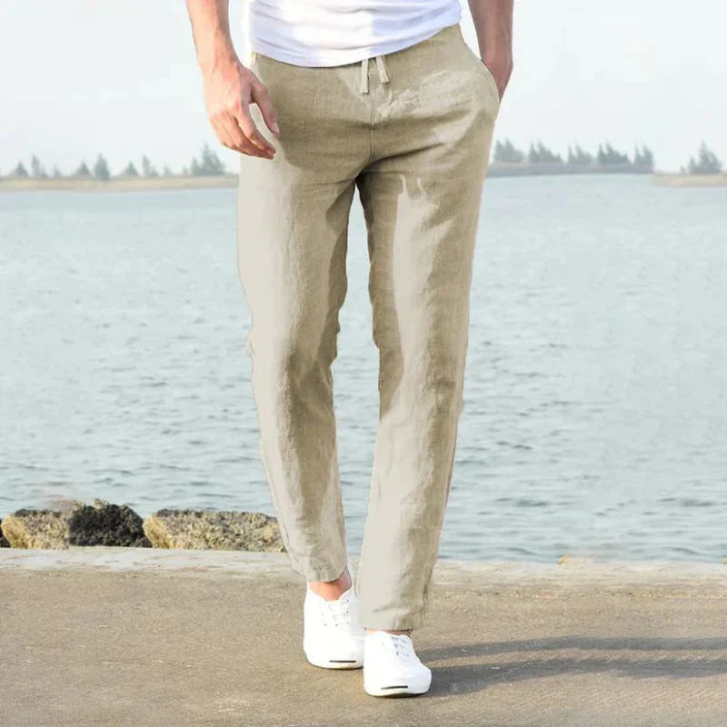 The Capri Relaxed Drawstring Summer Trousers