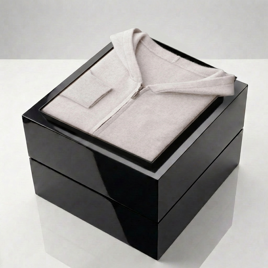 MEN’S SWEATER | HOODED | ZIP | WOOL BLEND