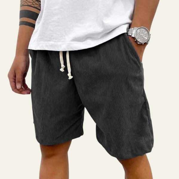 The Kyoto Ribbed Drawstring Shorts