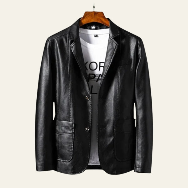 The Milano Leather Blazer