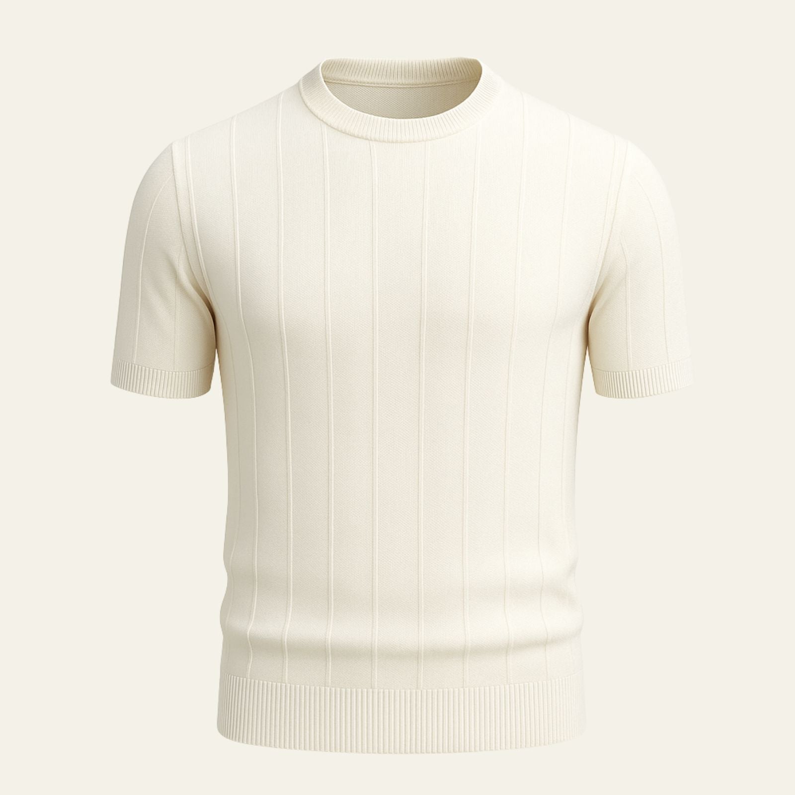 The Cannes Ribbed Knit T-Shirt