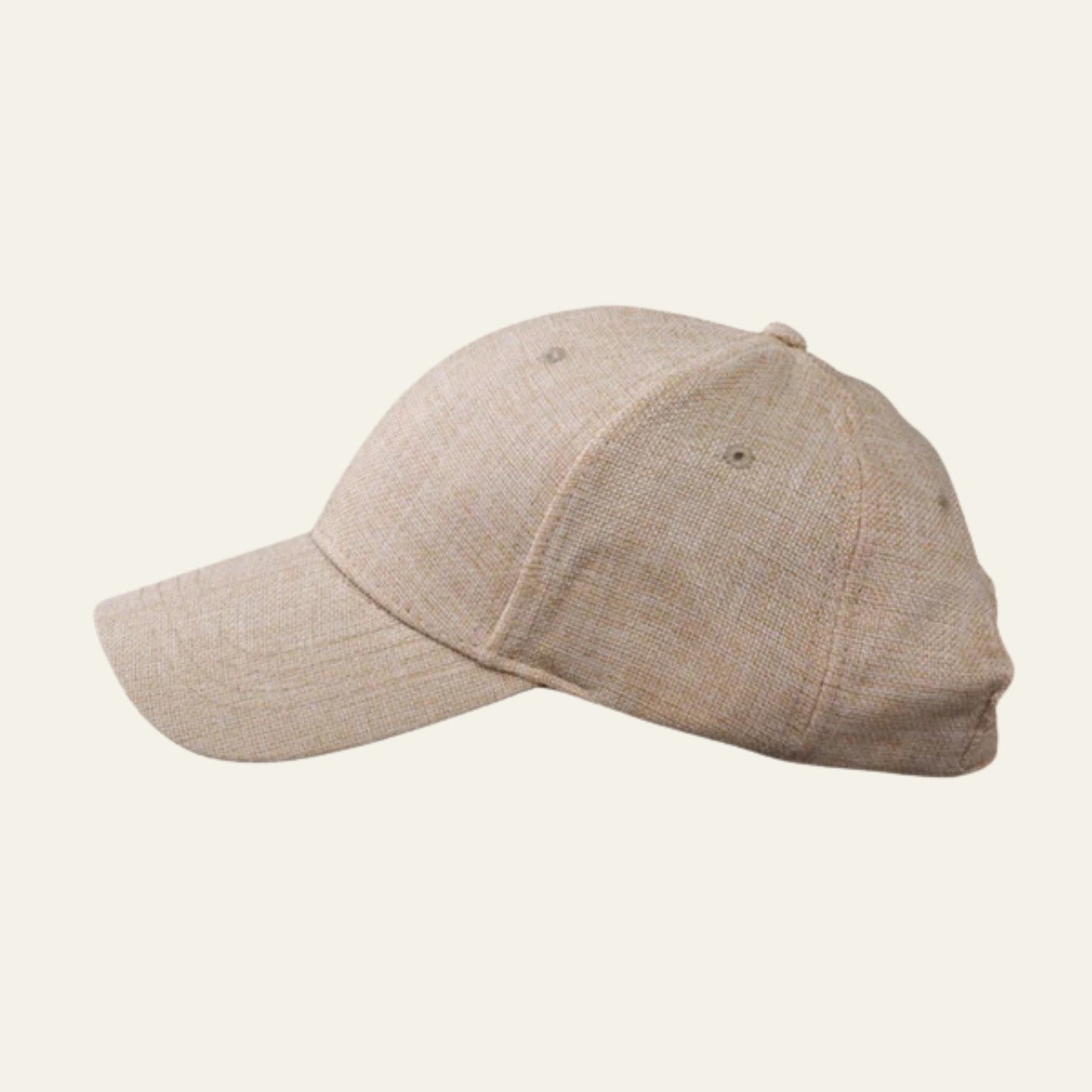 Men’s Linen Blend Baseball Cap | Lightweight Casual Fit Hat