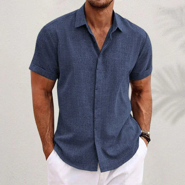 The Riviera Textured Short-Sleeve Shirt