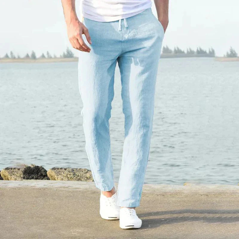 The Capri Relaxed Drawstring Summer Trousers