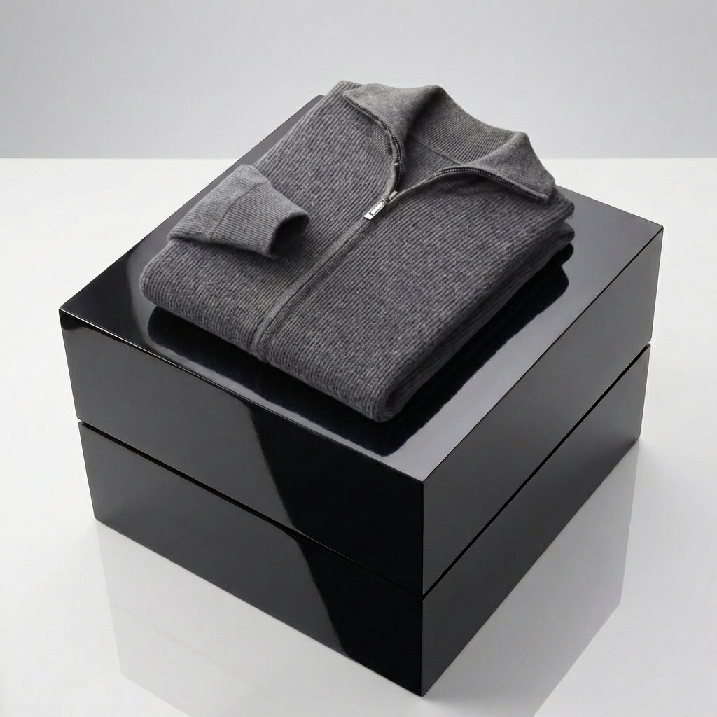 MEN’S CARDIGAN | ZIP | KNIT MERINO WOOL BLEND