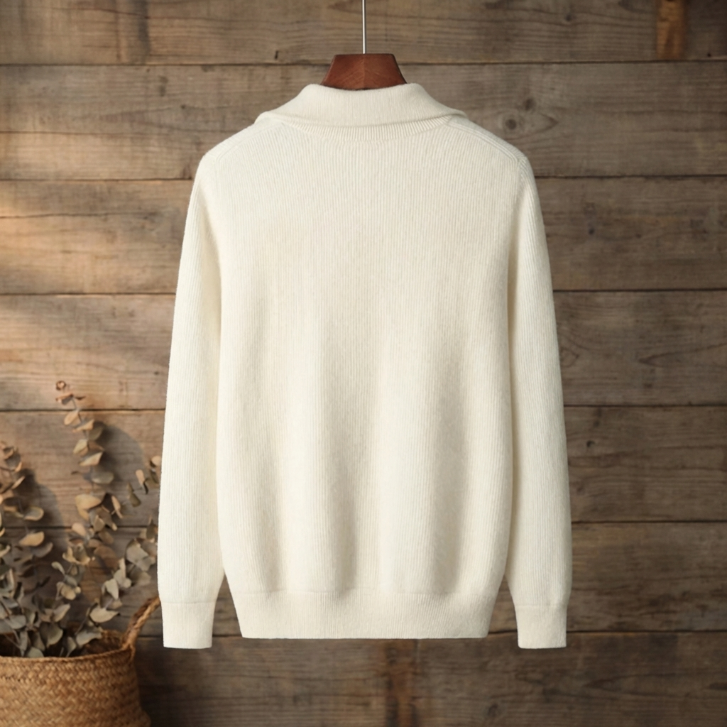 MEN’S CARDIGAN | ZIP | KNIT MERINO WOOL BLEND