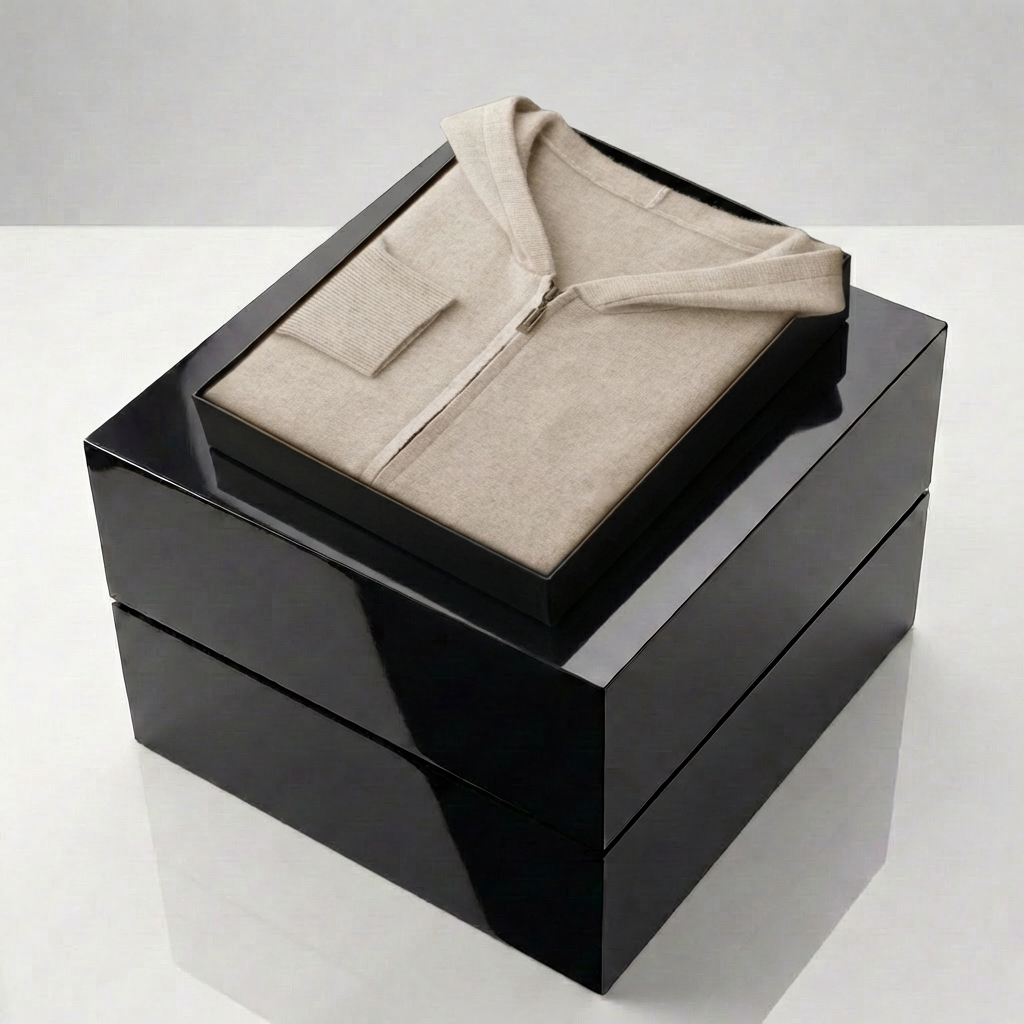 MEN’S SWEATER | HOODED | ZIP | WOOL BLEND